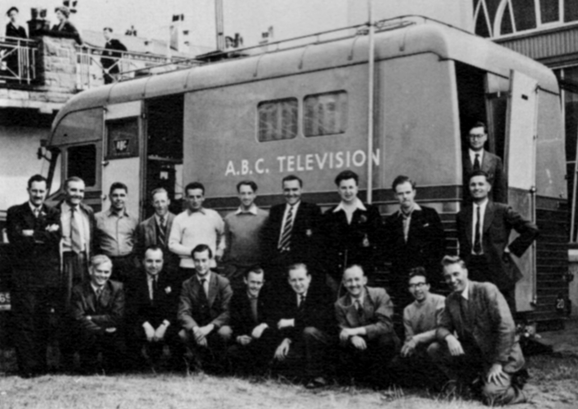 How many do you recognise on this OB group shot taken during the 1957 season of Holiday Town Parade? It's not too difficult is it?