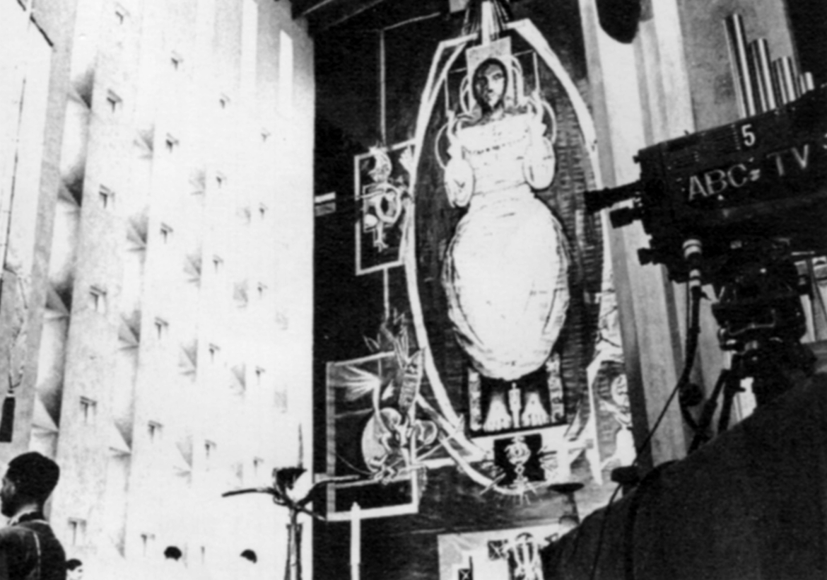 A memorable Church Service - the first Communion in Coventry Cathedral during May, 1962.